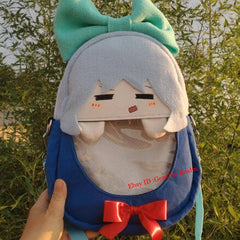 Anime Touhou Project Cirno Fumo Series Plush One-Shoulder Crossbody Bag Gift 07FC0E-D4 - KOEEK