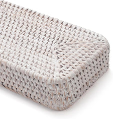 Rattan Bathroom Vanity Tray, Toilet Tank Tray, Toilet Basket Tank Topper 07FC0E-D4 - KOEEK