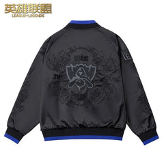 2025 League of Legends S15 Reversible Jacket Casual Men's Zipper Baseball Coat LEAGUE_OF_LEGENDS - KOEEK