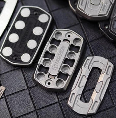 Titanium EDC Metal Fidget Push Slider Toys Adult Office Christmas Birthday Gifts 07FC0E-D4 - KOEEK