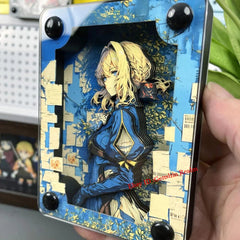 Anime Violet Evergarden Acrylic Brick 3D Card Figure Collection Decor Gift 07FC0E-D4 - KOEEK