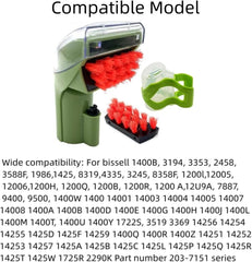 1400B Cleaning Brush Replacement Parts Compatible for bissell 1400B 1400 07FC0E-D4 - KOEEK