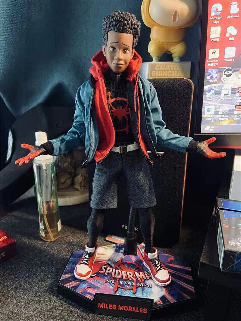 HOTTOYS HT MMS567 Spider Man Miles Morales Action Figure Model Toy Stock Box 07FC0E-D4 - KOEEK