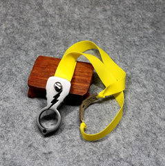 Frameless Safety Leisure Finger Ring Slingshot Stainless Steel Shooting Catapult 07FC0E-D4 - KOEEK