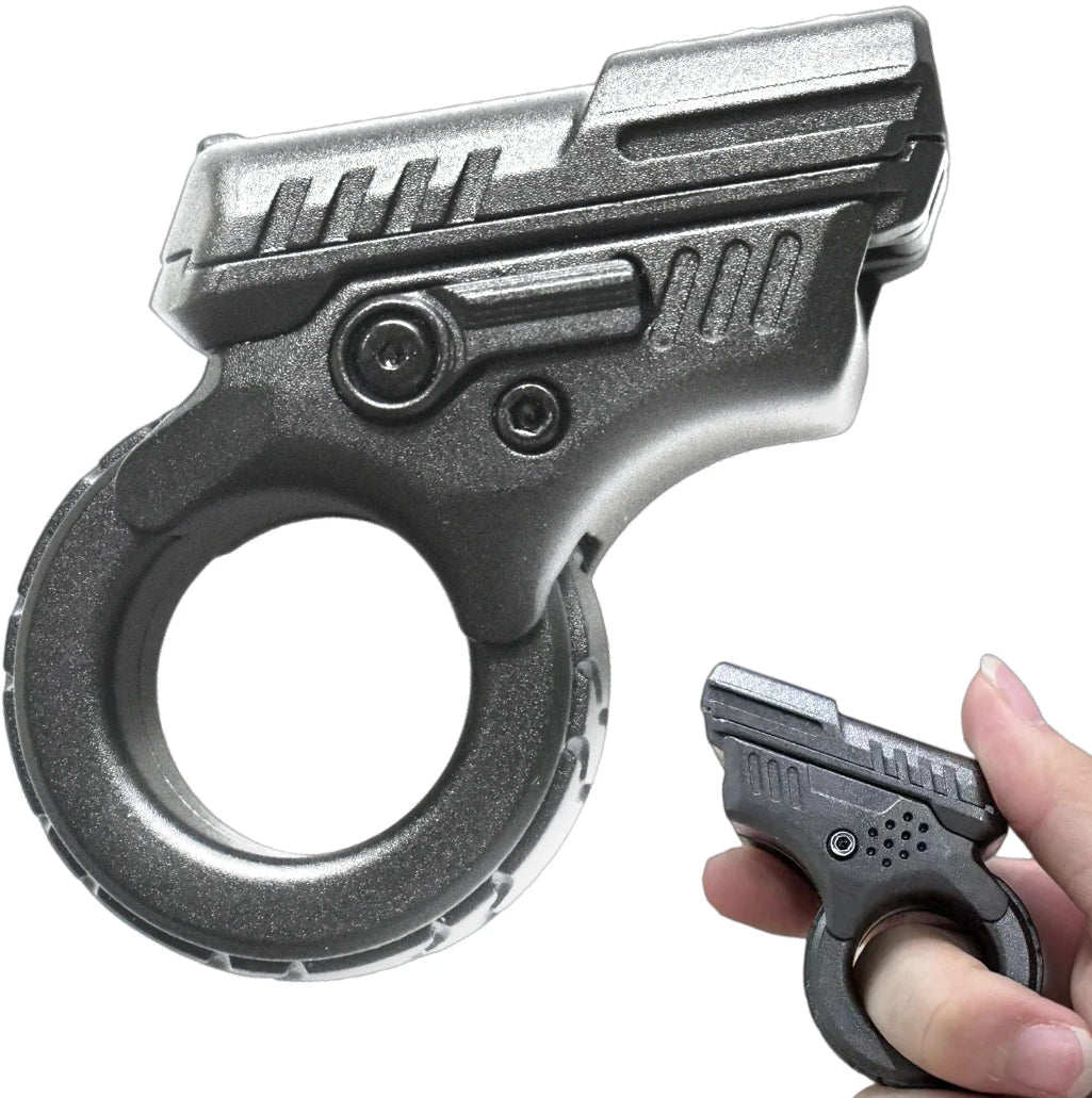 EDC Hand Spinner ADHD Stress Relief Tool Alloy Zoom Ratchet Wheel Fidget Ring 07FC0E-D4 - KOEEK
