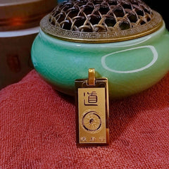 Taoist Protection Amulet Pendant Necklace Ruyi Charm Chinese Style Jewelry 1pc 07FC0E-D4 - KOEEK