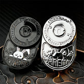 Angry Rabbit Fidget Slider Stainless Steel Mechanical Ratchet Fidget Men EDC Toy 07FC0E-D4 - KOEEK