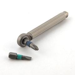 EDC Outdoor Keychain Titanium Brass S2 Steel Multi Tools Card Screwdriver Pocket 07FC0E-D4 - KOEEK