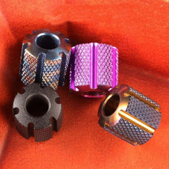 Titanium Knife Lanyard Bead EDC Paracord Necklace Pendant Bracelet DIY Bead Gift 07FC0E-D4 - KOEEK