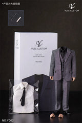YUIS CUSTOM Y002 1/6 Ben Affleck Clothes Suit with Body Figure Accessory Prop 07FC0E-D4 - KOEEK