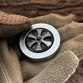 EDC Stainless Steel Fidget Slider Spinning Top Stress Relief Fidget Spinner Toy 07FC0E-D4 - KOEEK