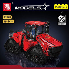 new Mould King 18020 Pneumatic Tracked Tractor Engineering Vehicle Building Block MOULD KING - KOEEK