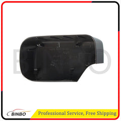Left Black Door Side Mirror Cover Caps for BMW E46 325i 330i 330xi 1998-2005 07FC0E-D4 - KOEEK