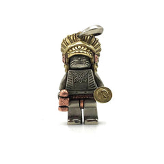 White Brass Copper Chief Key Ring Bead Paracord Knife Bead Pendant Lanyard Bead 07FC0E-D4 - KOEEK