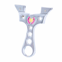 Butterfly Slingshot Slingbow Hunting Catapult Flat Rubber Band Archery Shooting 07FC0E-D4 - KOEEK