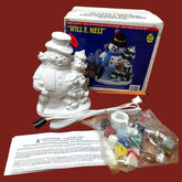 Vintage Wee Crafts Will E Melt Snowman #21540 Lighted Christmas Ready to Paint WEE CRAFTS - KOEEK
