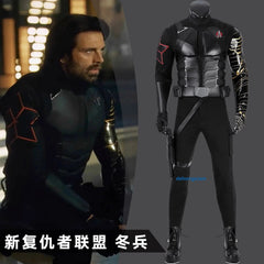 Avengers Winter Soldier Bucky Mens Cosplay Costume Accessories Outfits Glove Lot 07FC0E-D4 - KOEEK