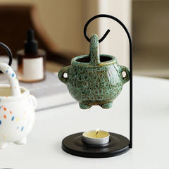 Chinese Hanging Aromatherapy Lamp Candle Holder Essential Oil Burner Indoor 07FC0E-D4 - KOEEK