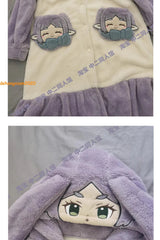 Frieren at the Funeral Pajamas Night-robe Sleepwear Warm Winter Homewear Set 07FC0E-D4 - KOEEK