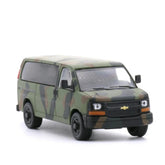1:64 Chevrolet Express Van Camo Diecast Metal Model Military Style Classic Van 07FC0E-D4 - KOEEK