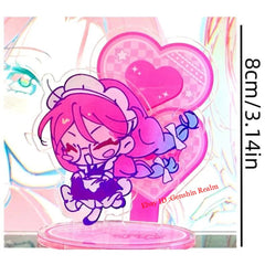 2Pcs/Set Anime Alien Stage Mizi/Sua Acrylic Desktop Stand Figure Collection Gift 07FC0E-D4 - KOEEK