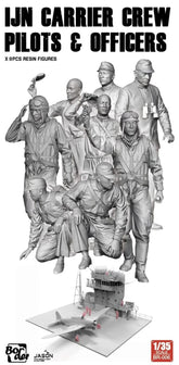 BORDER BR-006 1/35 IJN Carrier Crew Pilots & Officers BORDER - KOEEK
