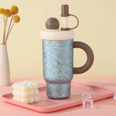 800ml Double Wall Pure Titanium Vaccum Bottle Thermal Insulation Ice Drink Cup 07FC0E-D4 - KOEEK