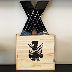 Deadpool & Wolverine Logan Steel Claw Cosplay Wearable Props LED Table Ornament 07FC0E-D4 - KOEEK