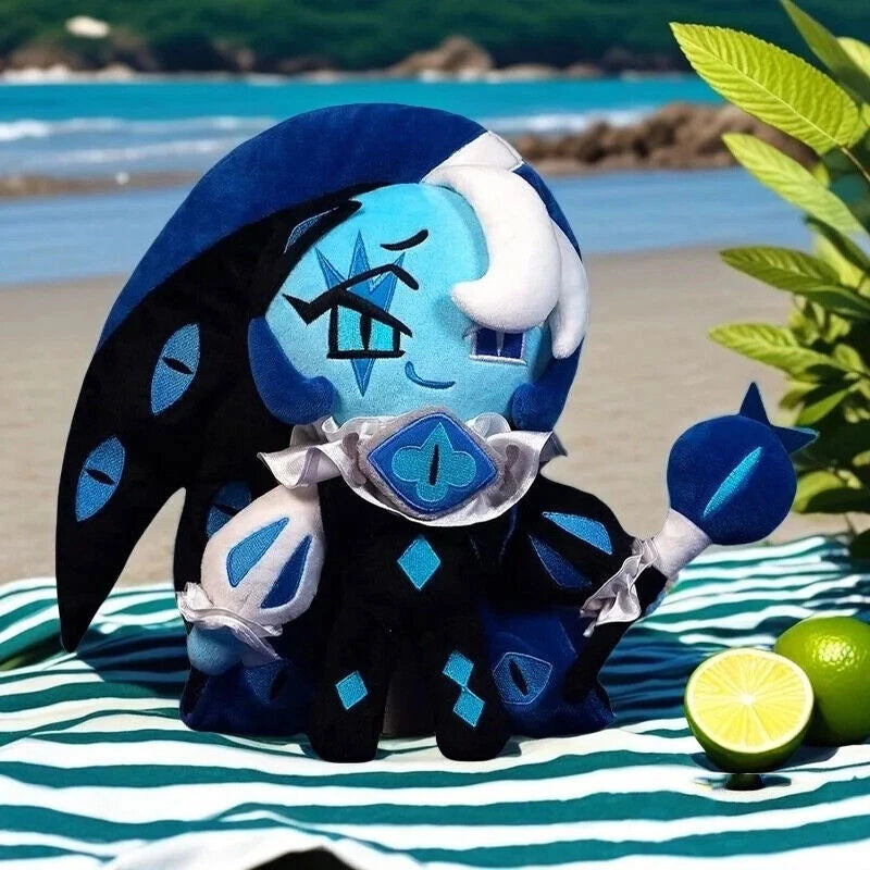 Shadow Milk Cookie Figure Plush Doll 9.84'' Cookie Run: Kingdom Game Collection 07FC0E-D4 - KOEEK