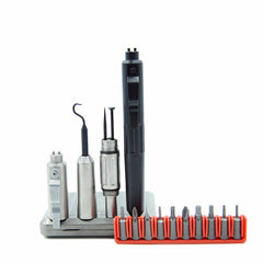 Solid Titanium Hook Screwdriver Bits Survival Outdoor Tactical Pocket EDC Tools 07FC0E-D4 - KOEEK