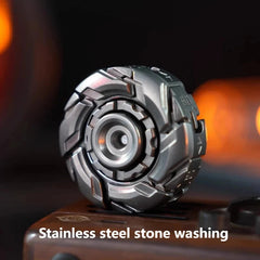 B08 EDC Stainless Steel Stone Wash Fidget Spinner Armor Mechanical Toy 07FC0E-D4 - KOEEK