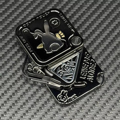 Novel Angry Rabbit EDC Fidget Slider Three-Layer Side Push Haptic Slider 07FC0E-D4 - KOEEK