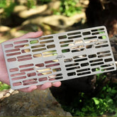 EDC Outdoor Titanium Picnic Barbecue Net Charcoal Grill Portable Barbecue Board EDC - KOEEK