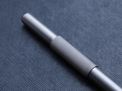 Frosted Titanium Alloy Snuff Pipe Snuff Tube Snuff Straw Snuff Snorkel EDC Tool 07FC0E-D4 - KOEEK