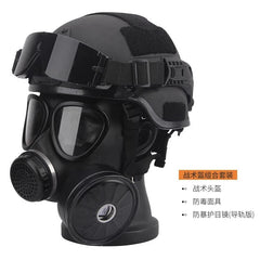 MICH Riot Helmets Gas Masks Goggles Field Combat Tactical Helmet Suit Outdoor 07FC0E-D4 - KOEEK