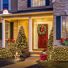 "Outdoor String Net Lights Mesh Fairy Christmas and Halloween Lights for Bushes 07FC0E-D4 - KOEEK