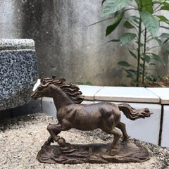 14x10cm Vietnamese Agarwood Carved Figurine Feng Shui Success Sculpture Decor 07FC0E-D4 - KOEEK