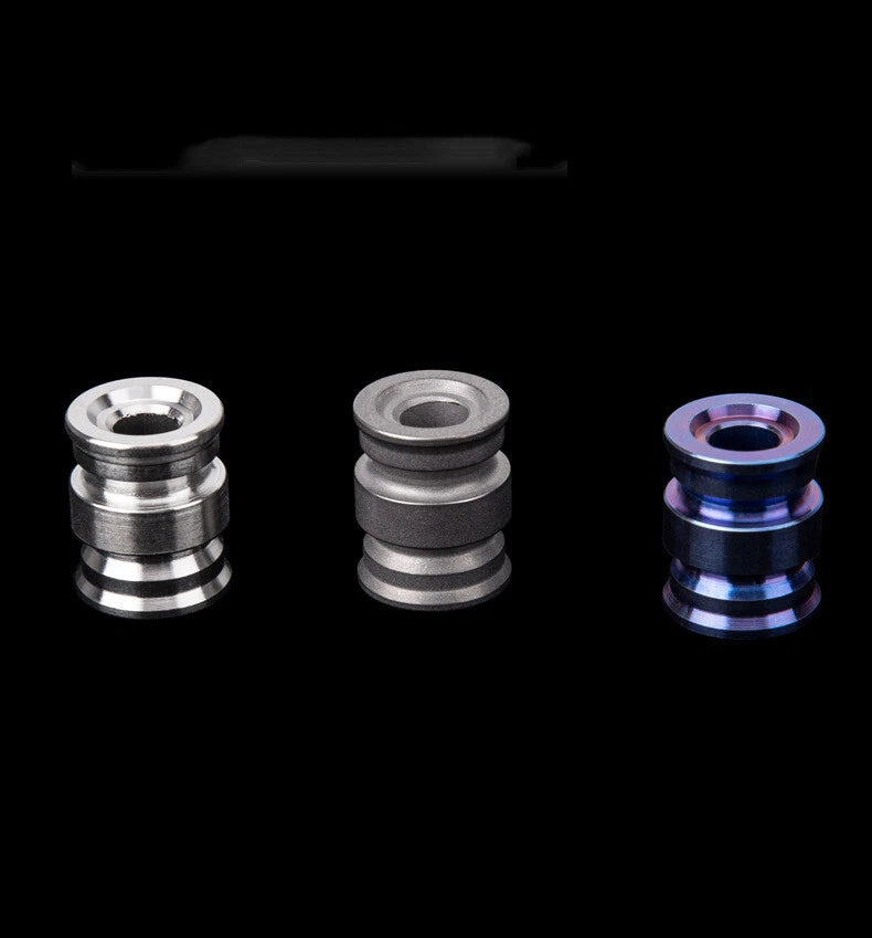 Solid Titanium Bead EDC Tube Bead for Knife Lanyard Keychain Necklace DIY Beads 07FC0E-D4 - KOEEK