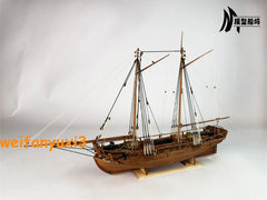 AXEL THROSEN 1810 1/72 400mm 15.8" Norwegian Navy Gunboat Wooden Model Ship Kit 07FC0E-D4 - KOEEK
