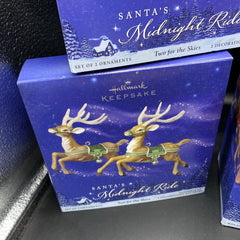 2005 Hallmark Santa’s Midnight Ride Complete Set ALL 5 Dash Away + Reindeer HALLMARK - KOEEK
