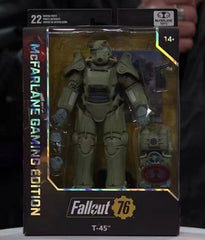 McFarlane Fallout 76 T-45 Military Power Armor 7” Action Figure June Presale 07FC0E-D4 - KOEEK