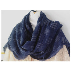 Mens Cotton made Soft Winter Warm Scarf Shawl Large Bandana Neckerchief Wrap 07FC0E-D4 - KOEEK