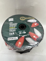 Home Accents Holiday 100 Red/cool White Led Lights 67feet WHITE - KOEEK