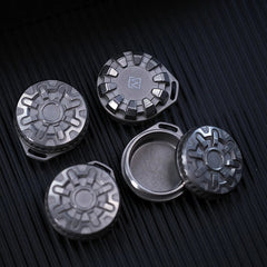 EDC Titanium Alloy Waterproof Case Portable Sealed Medicine Storage Box Pendant 07FC0E-D4 - KOEEK