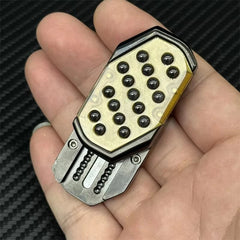 Fun Bubble Press EDC Fidget Slider Mechanical Stainless Steel Push Haptic Slider 07FC0E-D4 - KOEEK