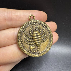 Nepalese Tibetan Brass Garuda Pendant Amulet Collectible Ethnic Jewelry 07FC0E-D4 - KOEEK