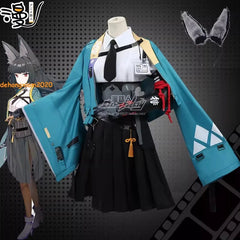 Zenless Zone Zero Hoshimi Miyabi Uniform Fullset Cosplay Costume Party Outfit 07FC0E-D4 - KOEEK