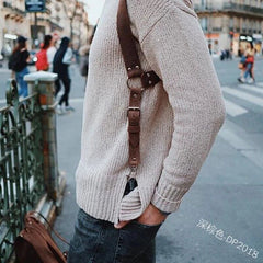 Medieval Men Suspender Chest Harness Shoulder Cos Belt Strap Buckle Adjustable 07FC0E-D4 - KOEEK
