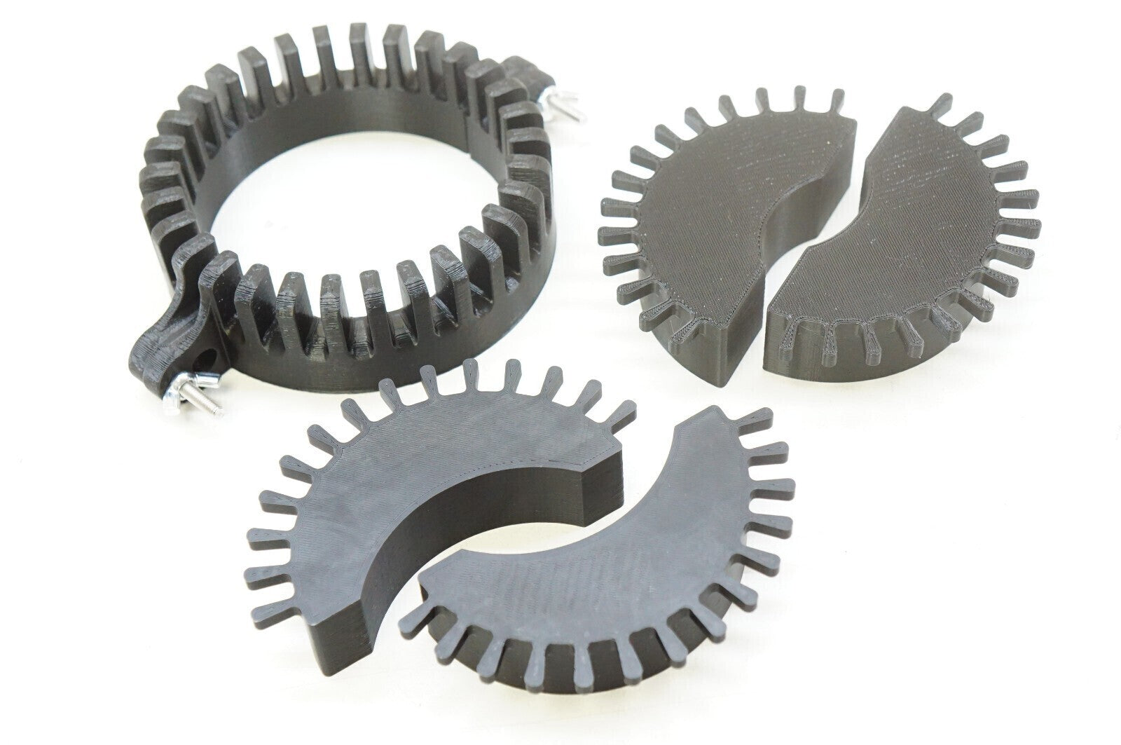 Custom 3D Christmas Tree Flag Pole Mega Topper Light Hook 1/2" - 4 1/2" Flagpole 07FC0E-D4 - KOEEK