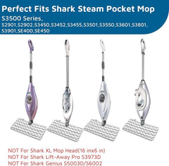 Professional-grade steam mop replacement pads, suitable for all hard floors 07FC0E-D4 - KOEEK